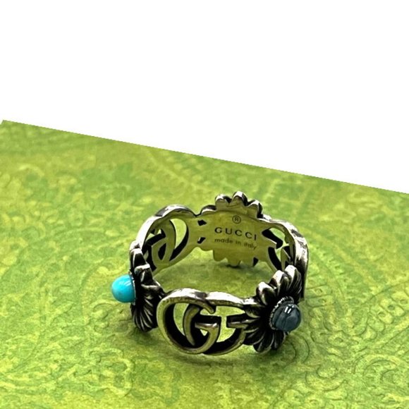 GUCCI Silver Pearl Ring - Picture 2 of 6